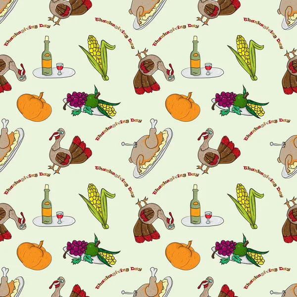 Şükran Günü tatili 2 için seamless modeli