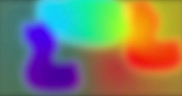 彩色霓虹灯梯度 移动抽象模糊的背景 颜色随位置的不同而变化 从而产生平滑的颜色变化 红色紫外线 — 图库视频影像