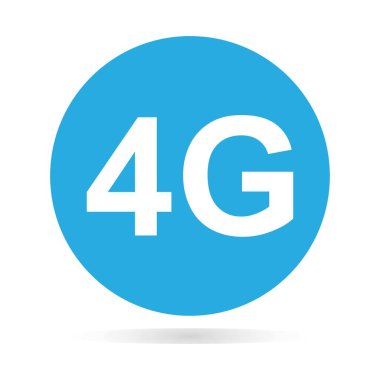 4g simge vektör logo şablonu