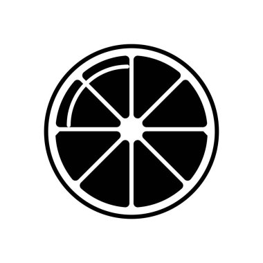 turuncu meyve vektör illüstrasyonu