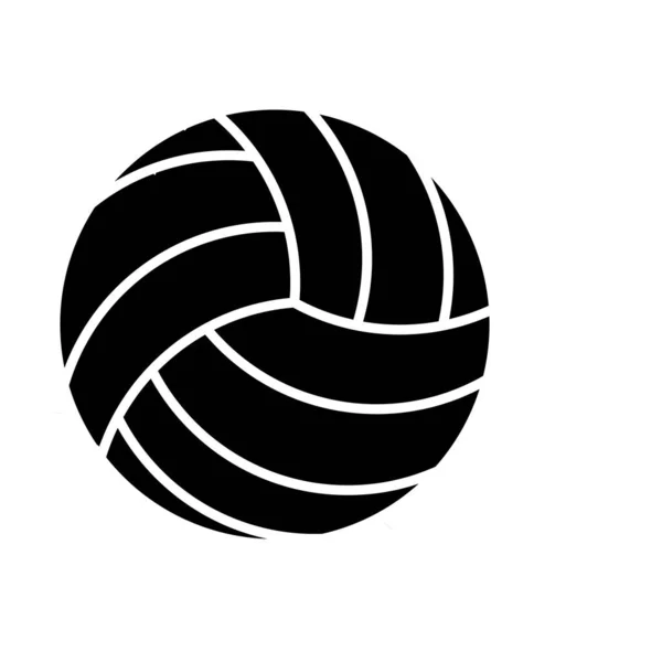Volley Bola Ícone Vetor Estilo Moderno —  Vetores de Stock