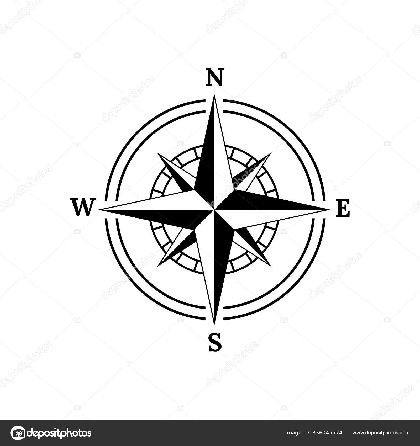 Realistic Compass Illustration Design Vector Download