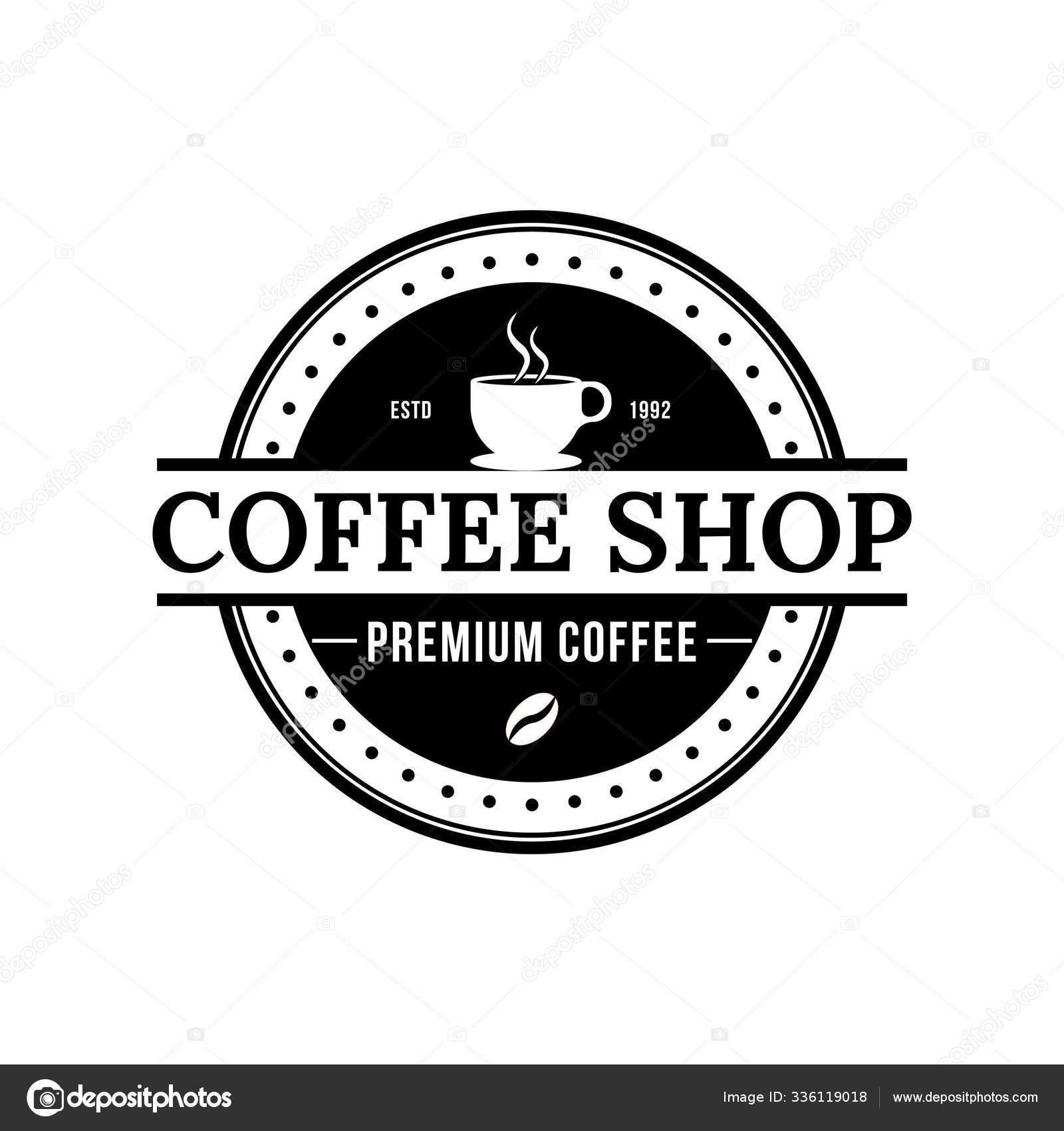 Coffeeshop Vector Logo Template Professional Logo Coffee Shop ...