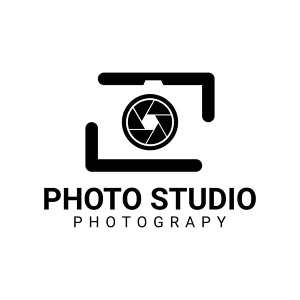 Estudio fotográfico Diseño de Logo — Archivo Imágenes Vectoriales