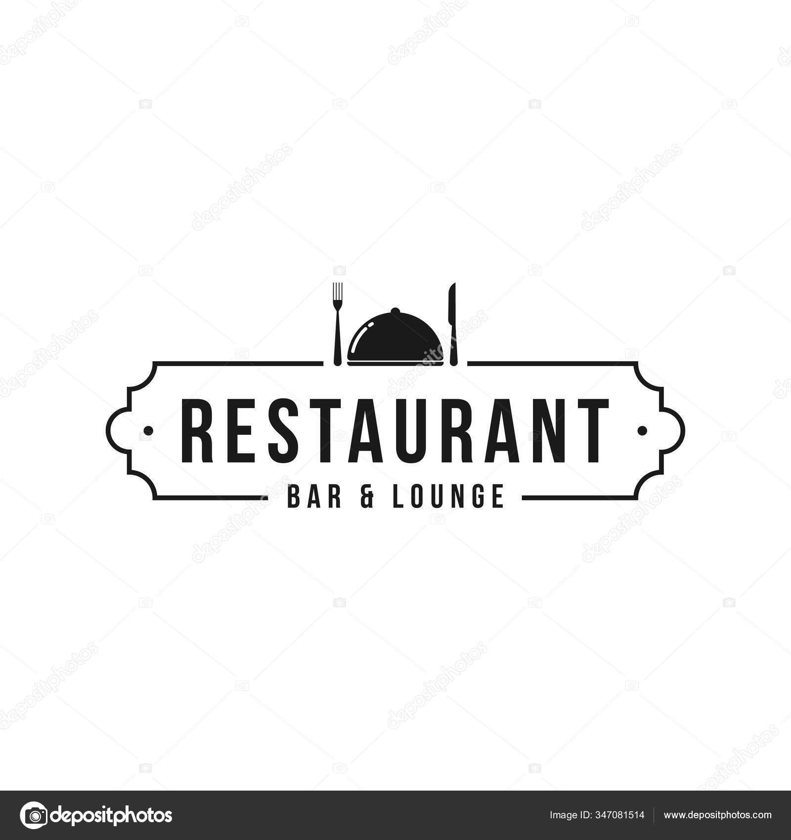 Restaurante Logotipo Design Vetor Ilustração Vetor de ©Adiheri 347081514, image size:1600x1700