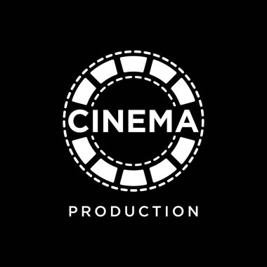 Sinema logosu tasarım şablonu