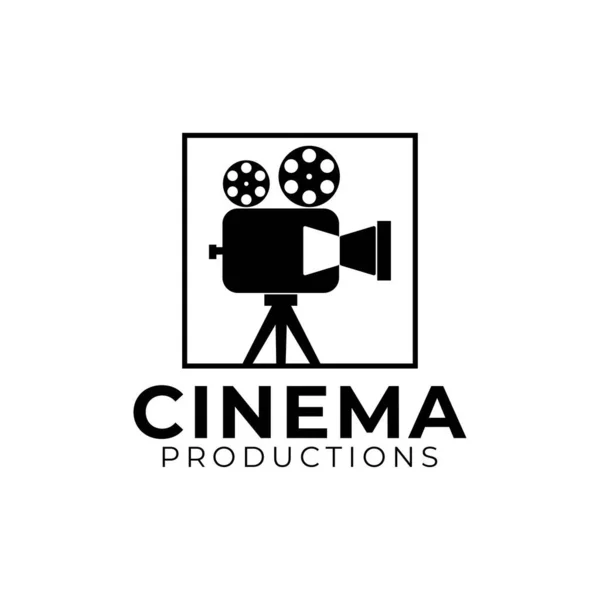 Modello Design Logo Cinema — Vettoriale Stock