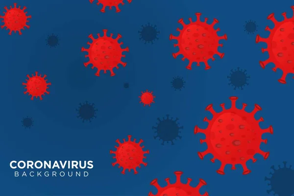 Abbildung Coronavirus Covid Oder 2019 Ncov — Stockvektor