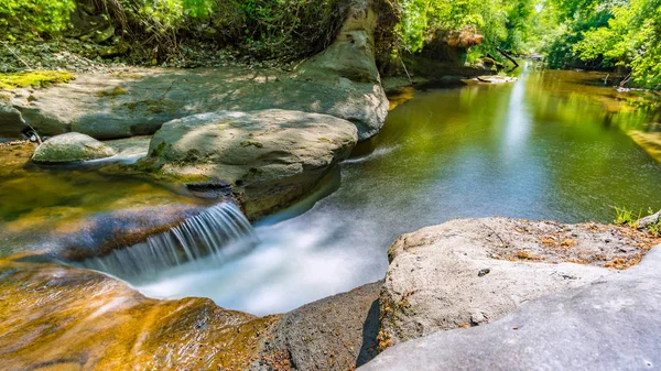 Beautiful course of the river in Upper Swabia