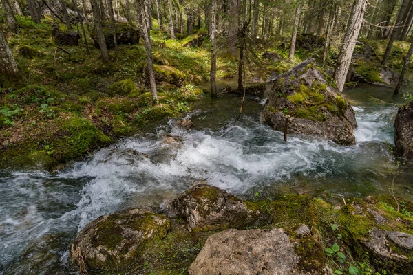 Dobrodružná túra v Tannheimer Tal — Stock fotografie