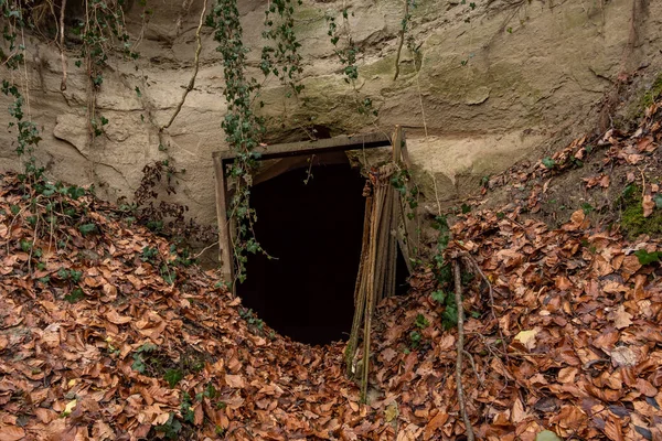 Descubrió Algunos Túneles Antiguos Segunda Guerra Mundial Alta Suabia Los —  Fotos de Stock