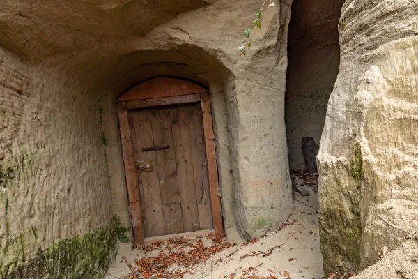 Einige Alte Tunnel Aus Dem Zweiten Weltkrieg Oberschwaben Von Bauern — Stockfoto