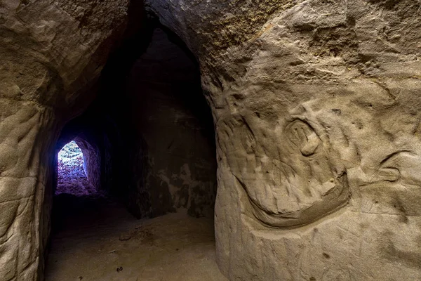 Objevil Několik Starých Tunelů Druhé Světové Války Horním Švábsku Farmářů — Stock fotografie