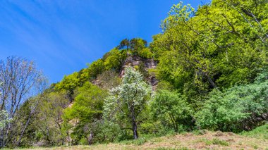 Bregenz 'de Constance Gölü yakınlarındaki Ferrata Kanzele' ye tırmanıyorum.