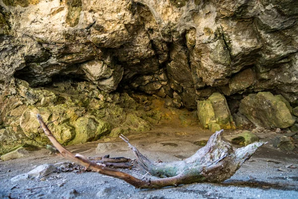 Caminata Primavera Hermoso Valle Del Danubio Largo Las Ruinas Del — Foto de Stock