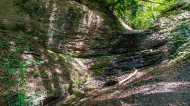 Bregenz 'de Constance Gölü yakınlarındaki Ferrata Kanzele' ye tırmanıyorum.