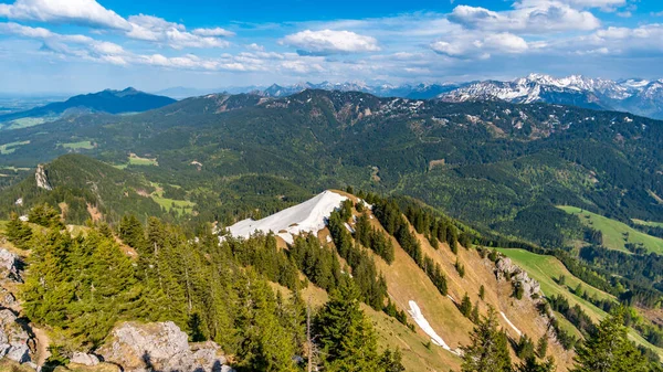 Randonnée Fantastique Sur Grunten Dans Allgau Burgberger Hornle Starzlachklamm Près — Photo