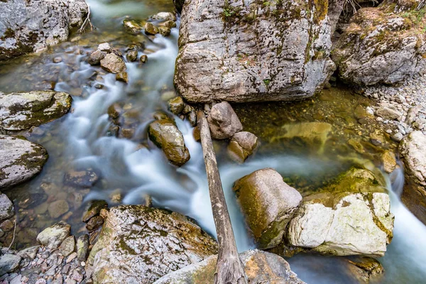 Burgberger Hornle Sonthofen Immenstadt Yakınlarındaki Starzlachklamm Üzerinden Allgau Muhteşem Bir — Stok fotoğraf