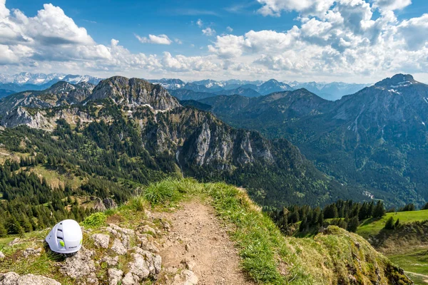 Schwangau Yakınlarındaki Ammergau Alpleri Ndeki Neuschwanstein Kalesi Ndeki Ferrata Üzerinden — Stok fotoğraf