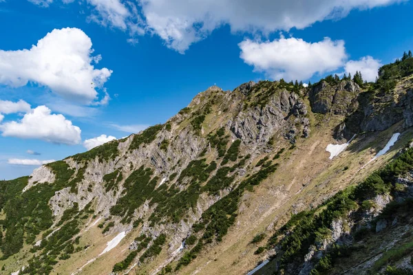 Senderismo Escalada Tegelberg Través Vía Ferrata Castillo Neuschwanstein Los Alpes —  Fotos de Stock