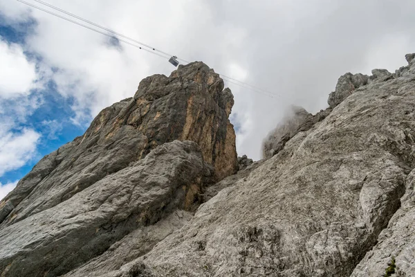 Όμορφη Πεζοπορία Και Αναρρίχηση Στο Zugspitze Κοντά Στο Ehrwald Και — Φωτογραφία Αρχείου