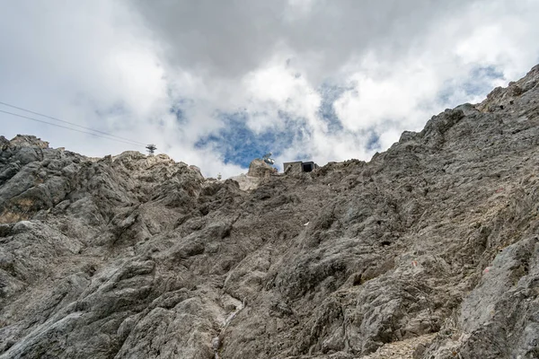 Όμορφη Πεζοπορία Και Αναρρίχηση Στο Zugspitze Κοντά Στο Ehrwald Και — Φωτογραφία Αρχείου