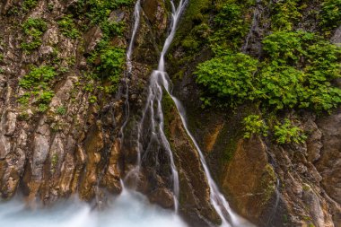 Ramsau 'daki vahşi ve romantik Wimbachklamm, Bavyera' daki Berchtesgaden manzaralarından biridir..