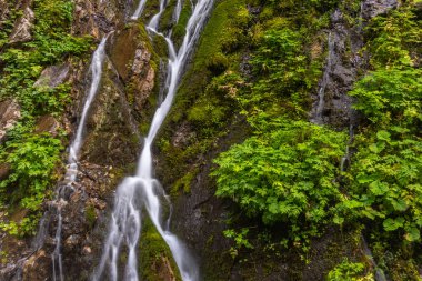 Ramsau 'daki vahşi ve romantik Wimbachklamm, Bavyera' daki Berchtesgaden manzaralarından biridir..
