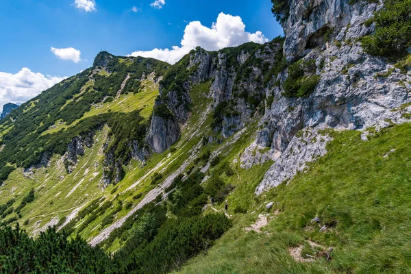 Fantástica Caminhada Até Pedra Agnes Para Karkopf Nos Alpes Berchtesgaden — Fotografia de Stock