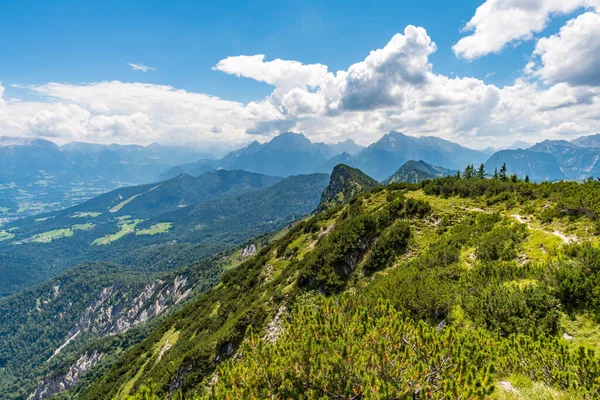 Randonnée Fantastique Vers Pierre Agnès Karkopf Dans Les Alpes Berchtesgaden — Photo