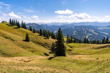 Allgau 'daki Balderschwang' da muhteşem bir yürüyüş.