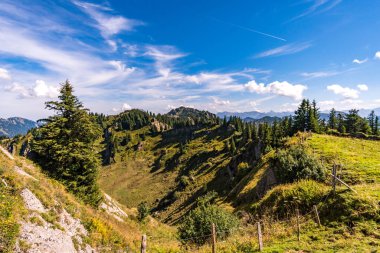 Allgau 'daki Balderschwang' da muhteşem bir yürüyüş.