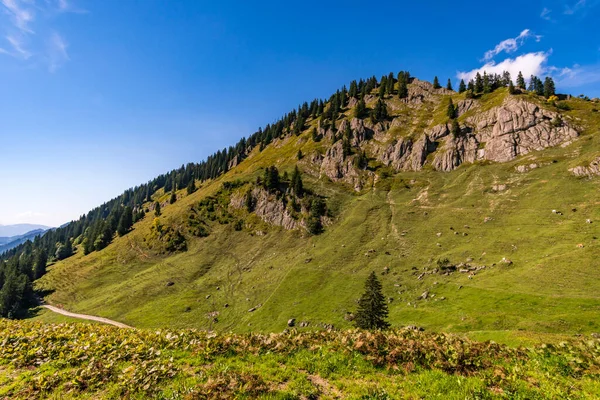 Fantastyczna Wędrówka Balderschwang Allgau — Zdjęcie stockowe