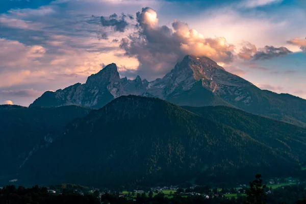 Hermosa Excursión Montaña Watzmann Los Alpes Berchtesgaden —  Fotos de Stock