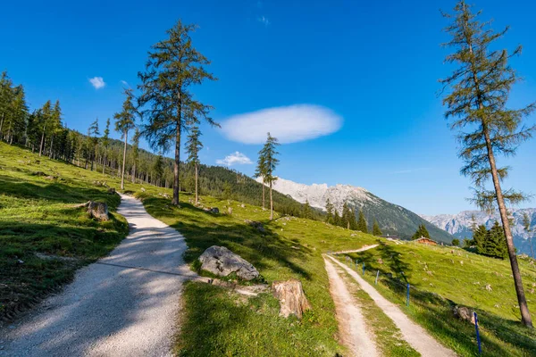 Hermosa Excursión Montaña Watzmann Los Alpes Berchtesgaden — Foto de Stock