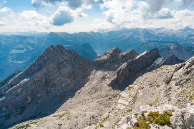 Berchtesgaden Alplerinde Watzmann 'da güzel bir dağ turu.
