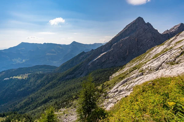 Krásná Horská Túra Watzmannu Berchtesgaden Alpách — Stock fotografie