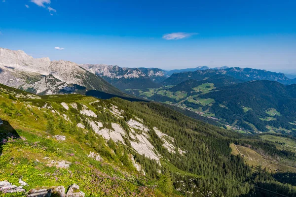 Piękna Górska Wycieczka Watzmannie Alpach Berchtesgaden — Zdjęcie stockowe