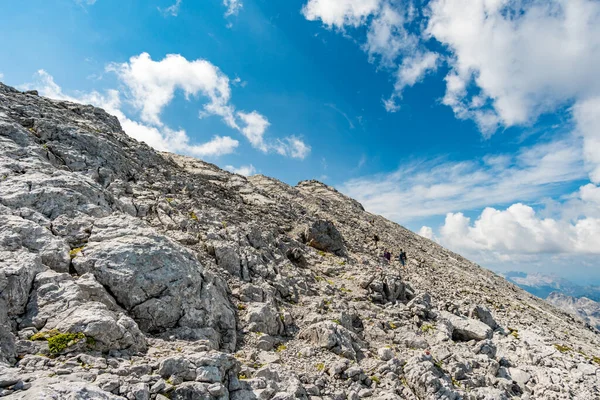 Belle Randonnée Montagne Sur Watzmann Dans Les Alpes Berchtesgaden — Photo