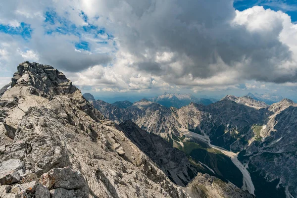 Belo Passeio Montanha Watzmann Nos Alpes Berchtesgaden — Fotografia de Stock
