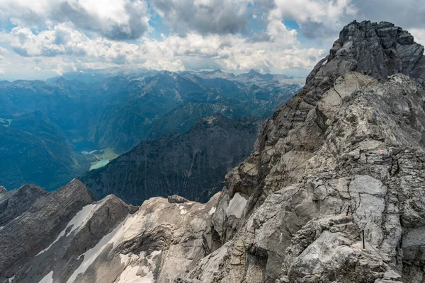 Schöne Bergtour Auf Dem Watzmann Den Berchtesgadener Alpen — Stockfoto