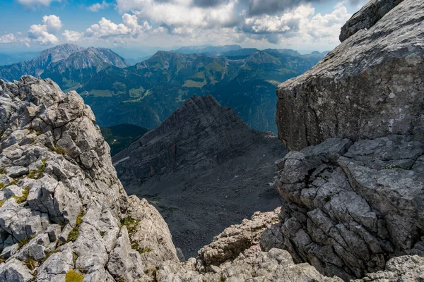 Belo Passeio Montanha Watzmann Nos Alpes Berchtesgaden — Fotografia de Stock