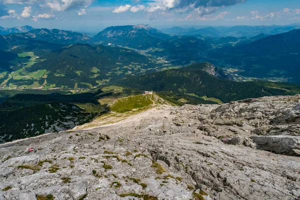 Piękna Górska Wycieczka Watzmannie Alpach Berchtesgaden — Zdjęcie stockowe