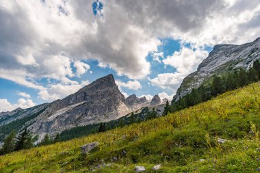 Berchtesgaden Alplerinde Watzmann 'da güzel bir dağ turu.