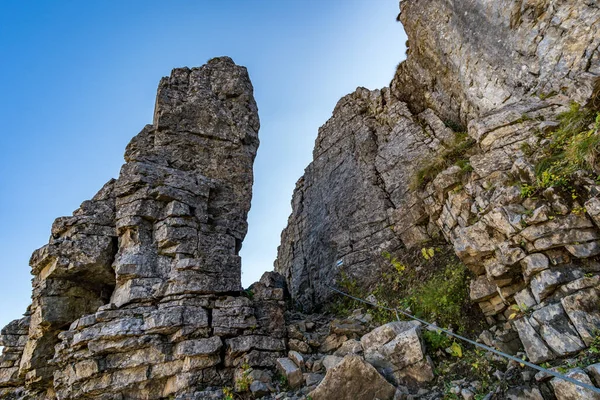 Поход Вершину Хоэ Иль Альпах — стоковое фото