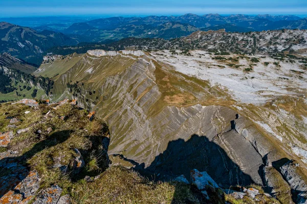 Fantastica Escursione Sugli Alti Ifen Nella Kleinwalsertal Nelle Alpi Allgau — Foto Stock