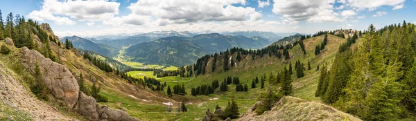 Fantástico Tour Montaña Siplingerkopf Heidelbeerkopf Desde Valle Gunzesried Los Alpes —  Fotos de Stock