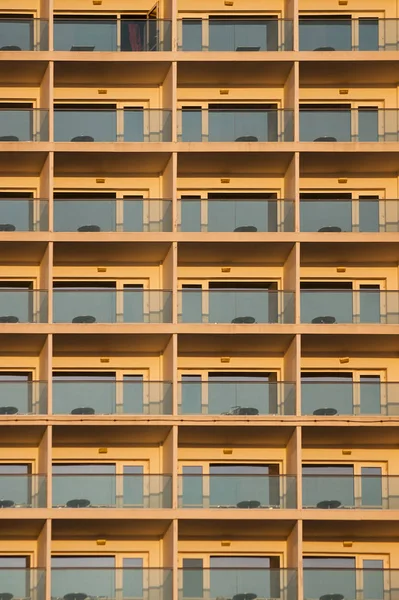 Balcones textura de un edificio . — Foto de Stock