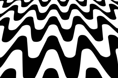 Dalgalı arka plan siyah ve beyaz renkli.