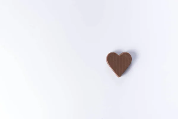 Hartvormige chocolade. — Stockfoto
